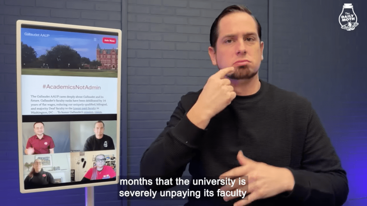 Gallaudet AAUP is in the Daily Moth&nbsp;again